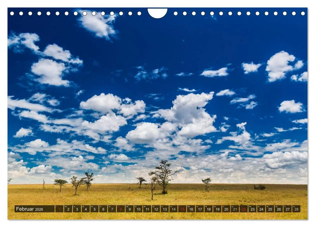 Bild: 9783516161694 | Kenia 2026 (Wandkalender 2026 DIN A4 quer), CALVENDO Monatskalender