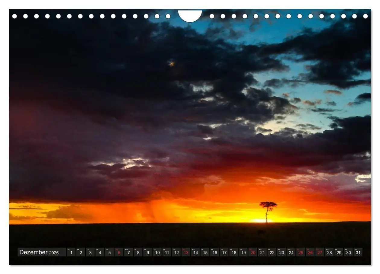 Bild: 9783516161694 | Kenia 2026 (Wandkalender 2026 DIN A4 quer), CALVENDO Monatskalender
