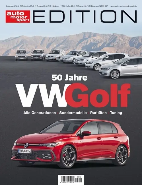 Cover: 9783613321694 | auto motor und sport Edition - 50 Jahre VW Golf | 02/2024 | Buch