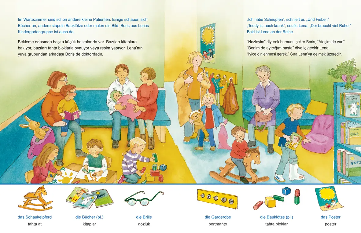 Bild: 9783695051694 | Beim Kinderarzt (Deutsch-Türkisch) | Zweisprachiges Kinderbuch | Buch