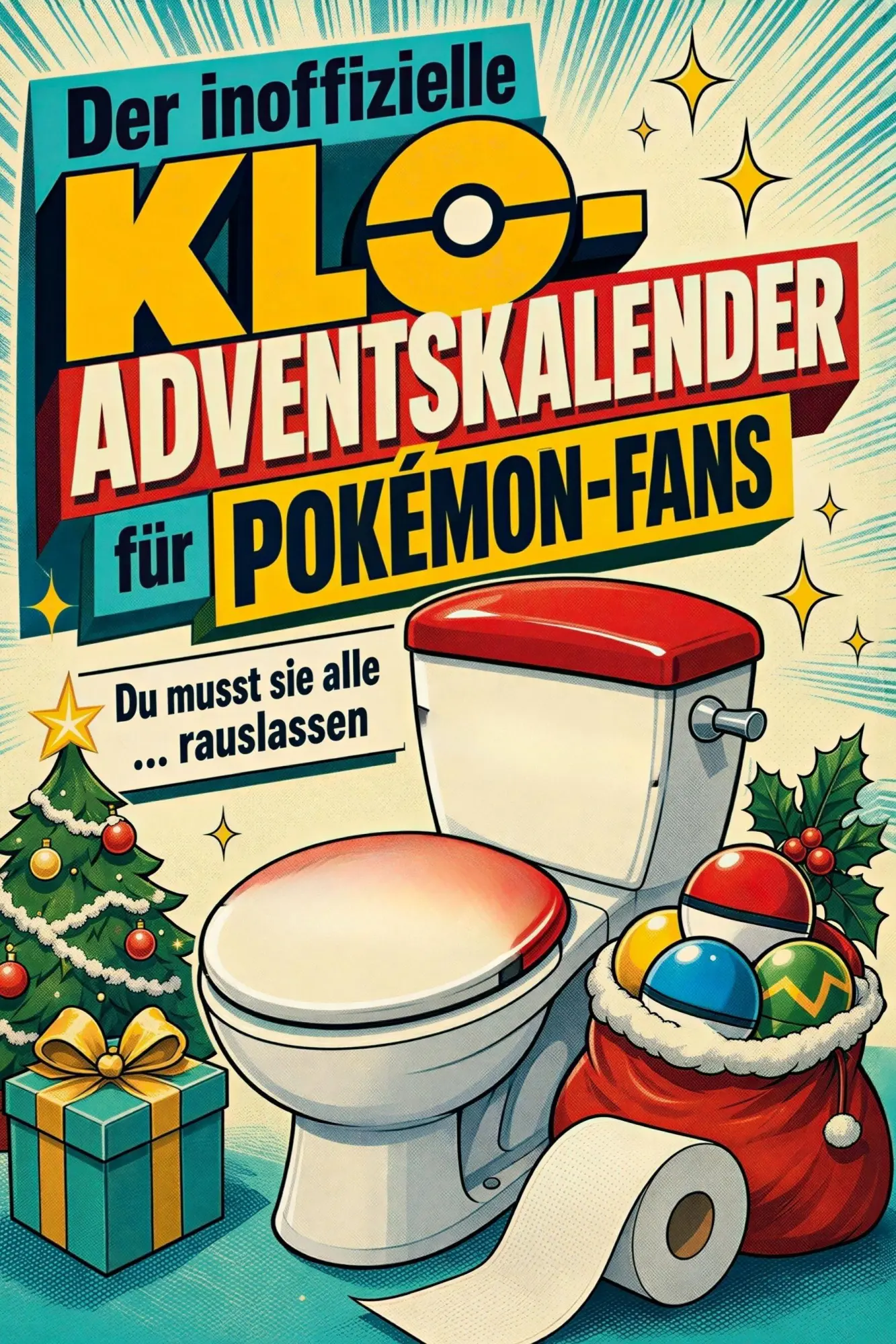 Cover: 9783696111694 | Der inoffizielle Klo-Adventskalender für Pokémon-Fans | Emily Schmid