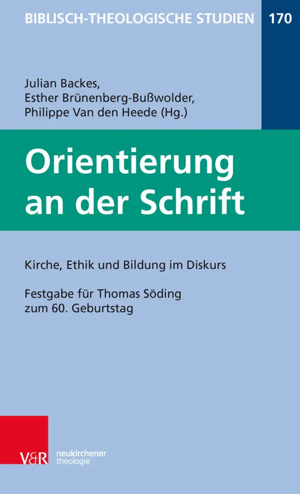 Cover: 9783788731694 | Orientierung an der Schrift | Julian R. Backes (u. a.) | Taschenbuch