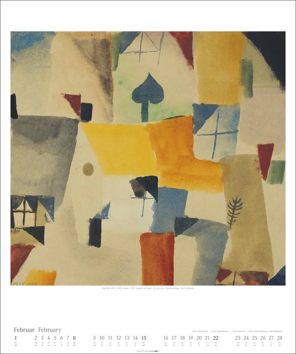 Bild: 9783839901694 | Paul Klee Kalender 2026 | Paul Klee | Kalender | Spiralbindung | 14 S.