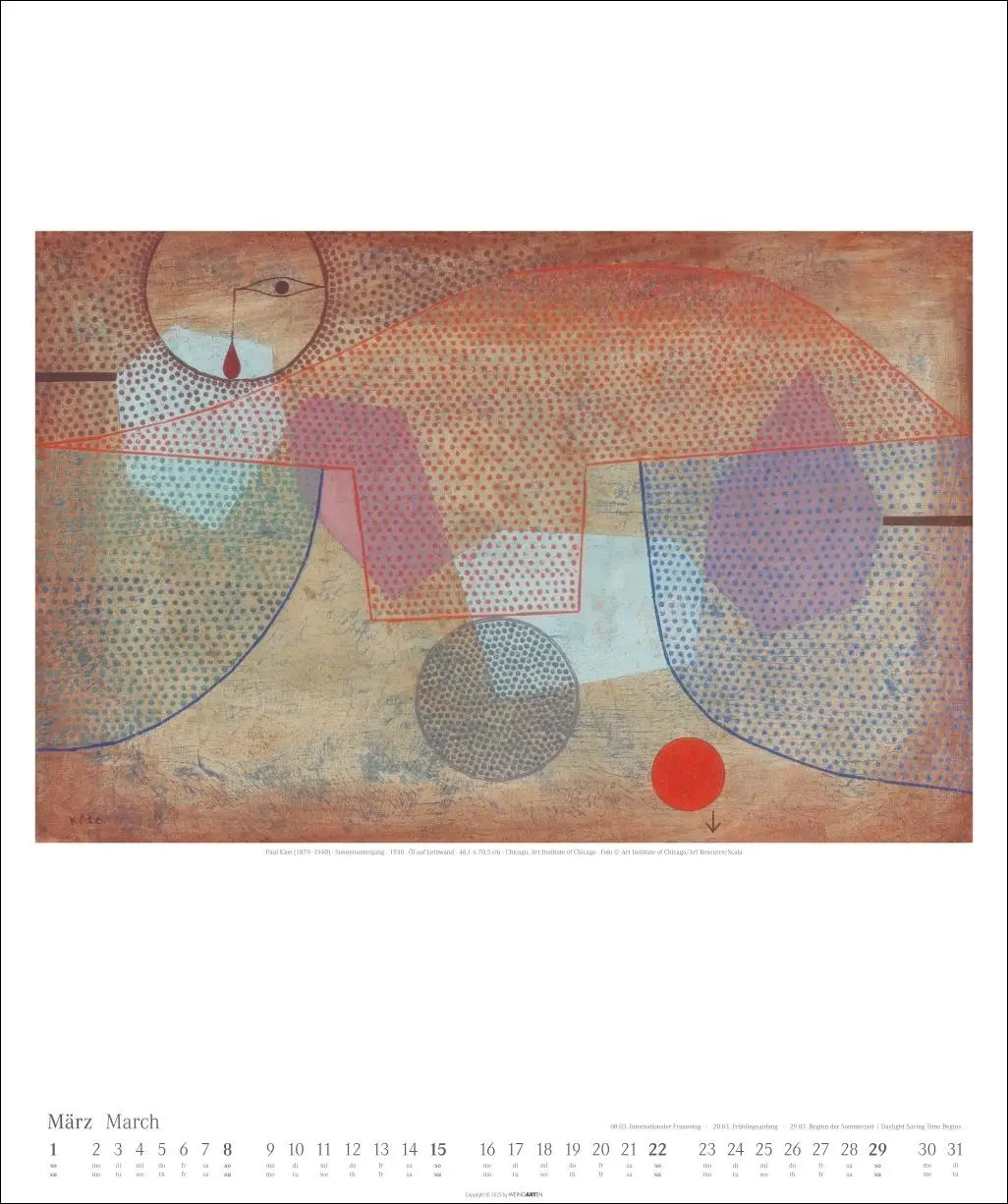 Bild: 9783839901694 | Paul Klee Kalender 2026 | Paul Klee | Kalender | Spiralbindung | 14 S.
