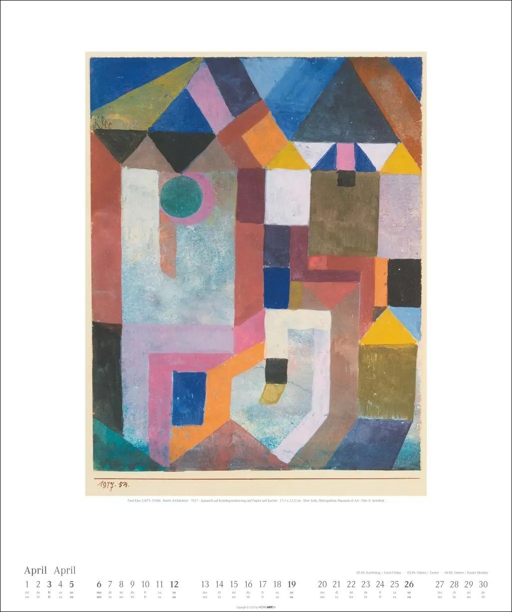 Bild: 9783839901694 | Paul Klee Kalender 2026 | Paul Klee | Kalender | Spiralbindung | 14 S.