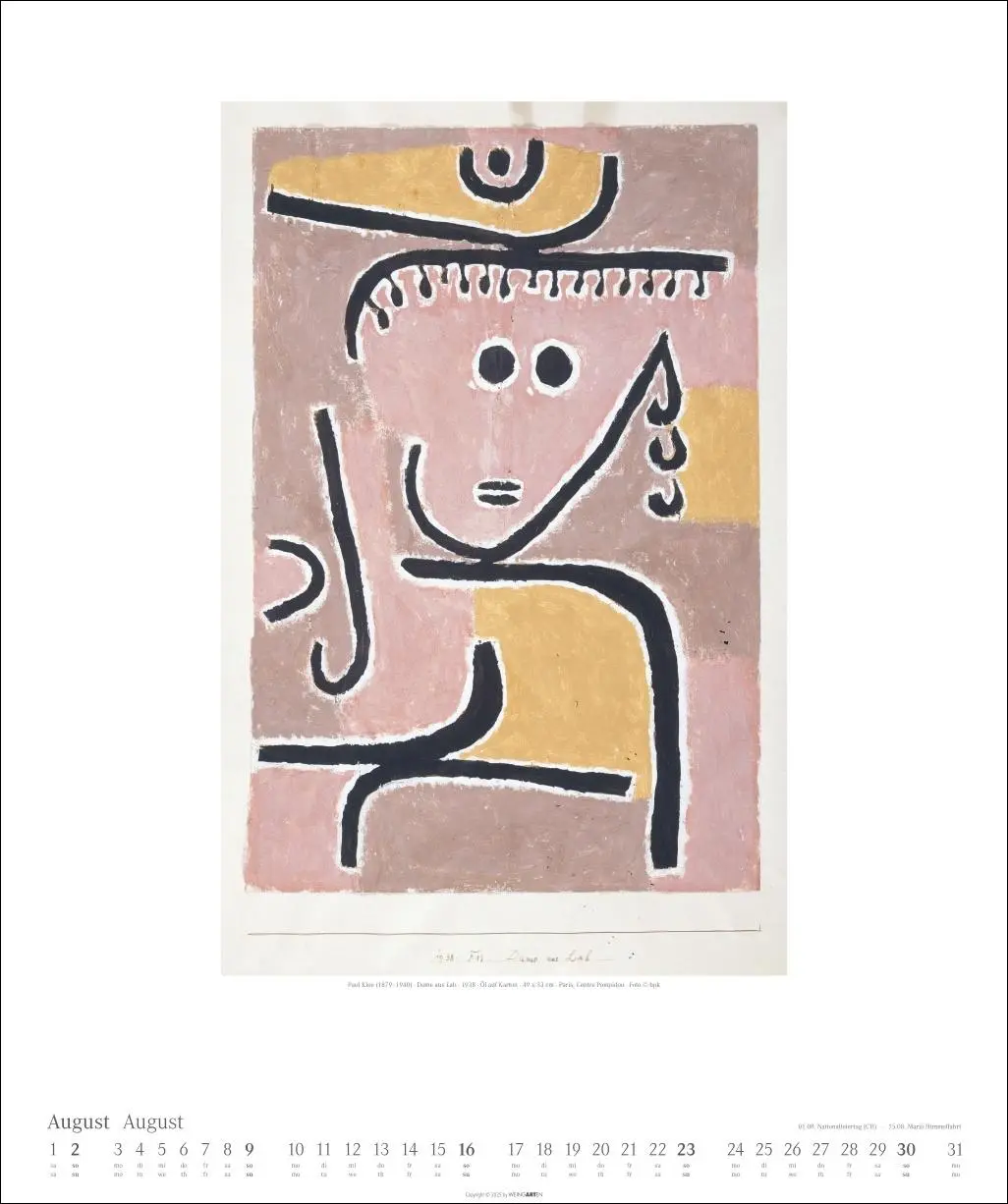Bild: 9783839901694 | Paul Klee Kalender 2026 | Paul Klee | Kalender | Spiralbindung | 14 S.