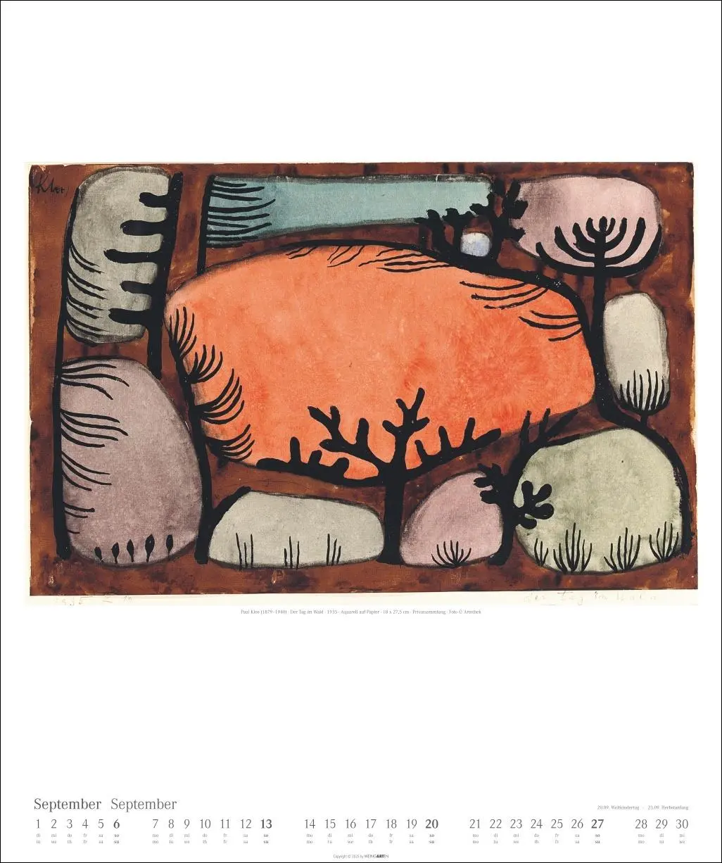 Bild: 9783839901694 | Paul Klee Kalender 2026 | Paul Klee | Kalender | Spiralbindung | 14 S.