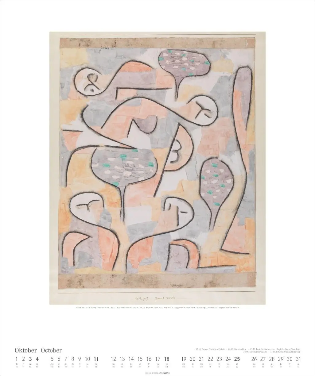 Bild: 9783839901694 | Paul Klee Kalender 2026 | Paul Klee | Kalender | Spiralbindung | 14 S.