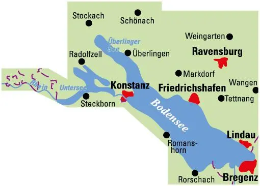 Bild: 9783969901694 | ADFC-Regionalkarte Bodensee, 1:50.000, reiß- und wetterfest, mit...