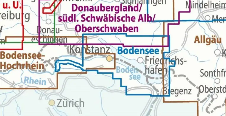 Bild: 9783969901694 | ADFC-Regionalkarte Bodensee, 1:50.000, reiß- und wetterfest, mit...