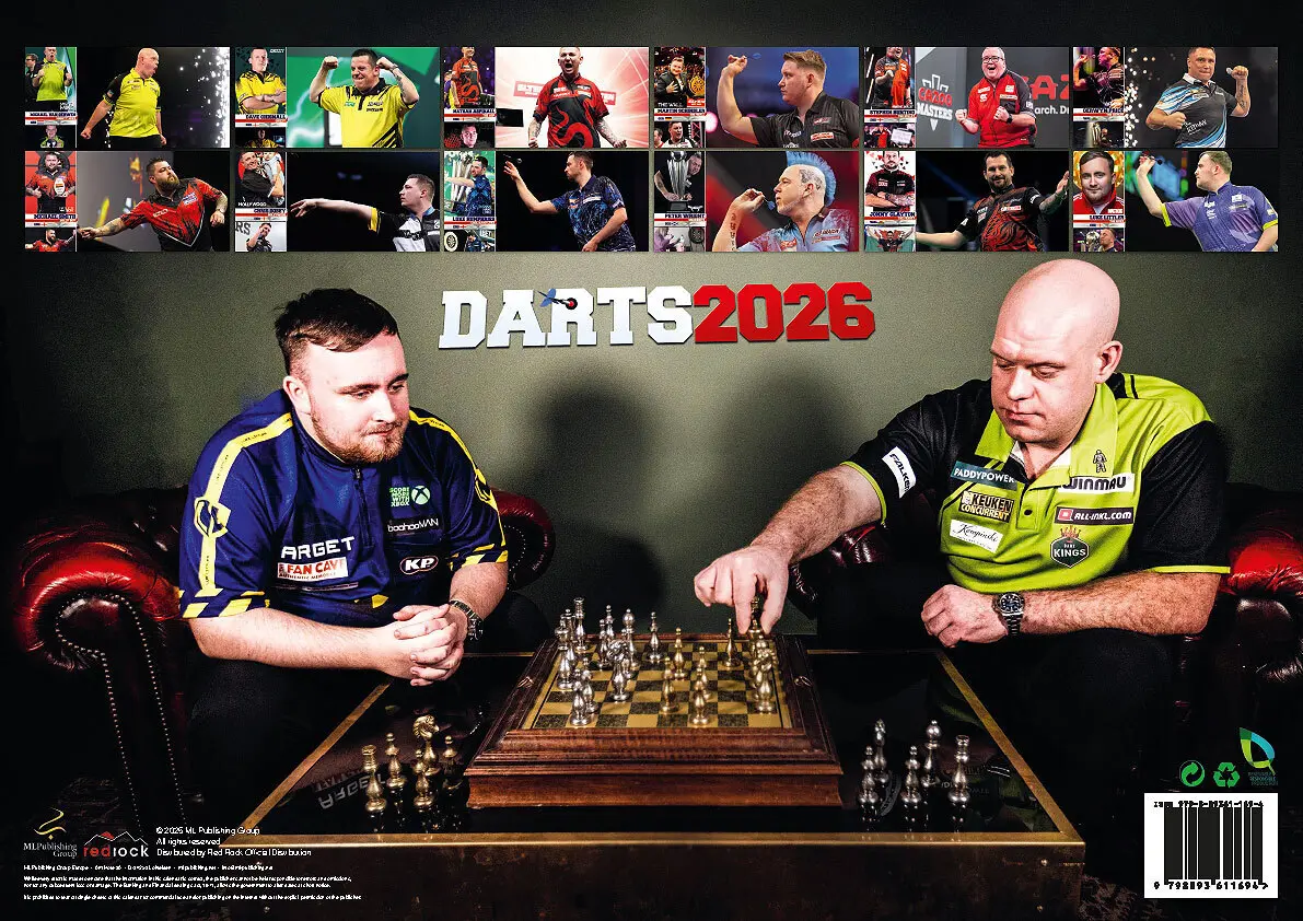 Bild: 9798893611694 | Darts Kalender 2026 | Kalender | 14 S. | Deutsch | 2026