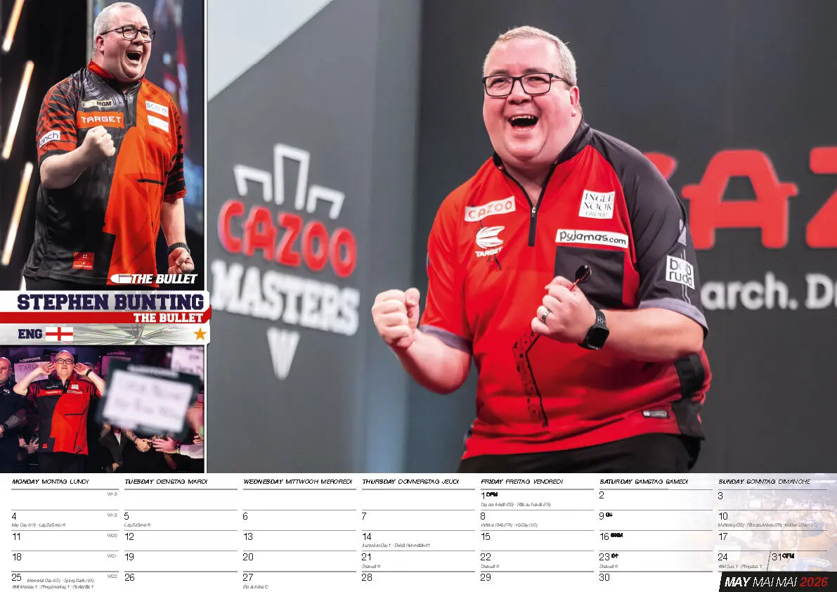 Bild: 9798893611694 | Darts Kalender 2026 | Kalender | 14 S. | Deutsch | 2026