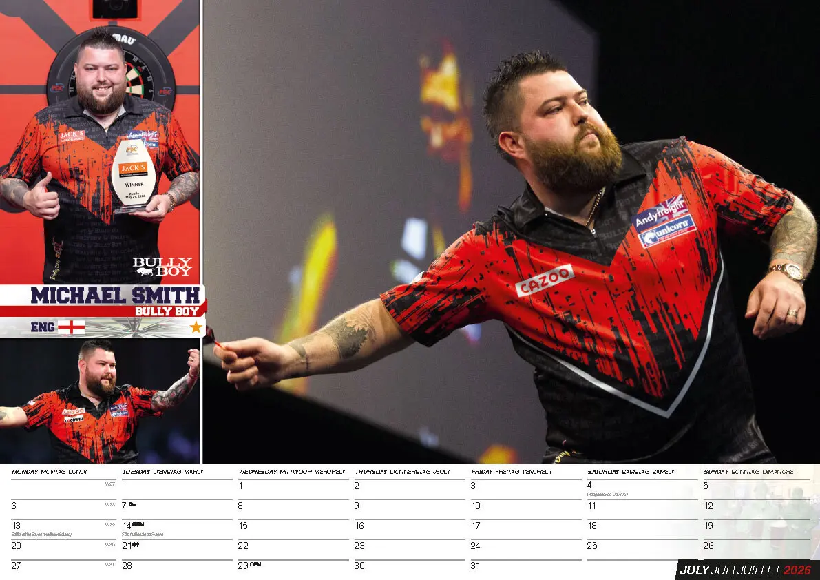 Bild: 9798893611694 | Darts Kalender 2026 | Kalender | 14 S. | Deutsch | 2026