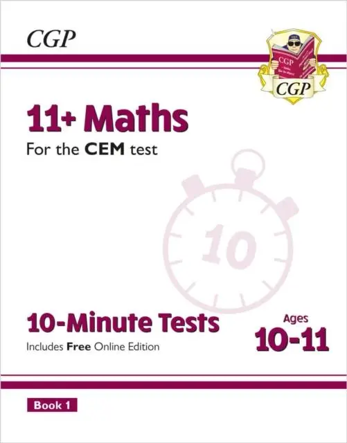 Cover: 9781789081794 | 11+ CEM 10-Minute Tests: Maths - Ages 10-11 Book 1 (with Online...