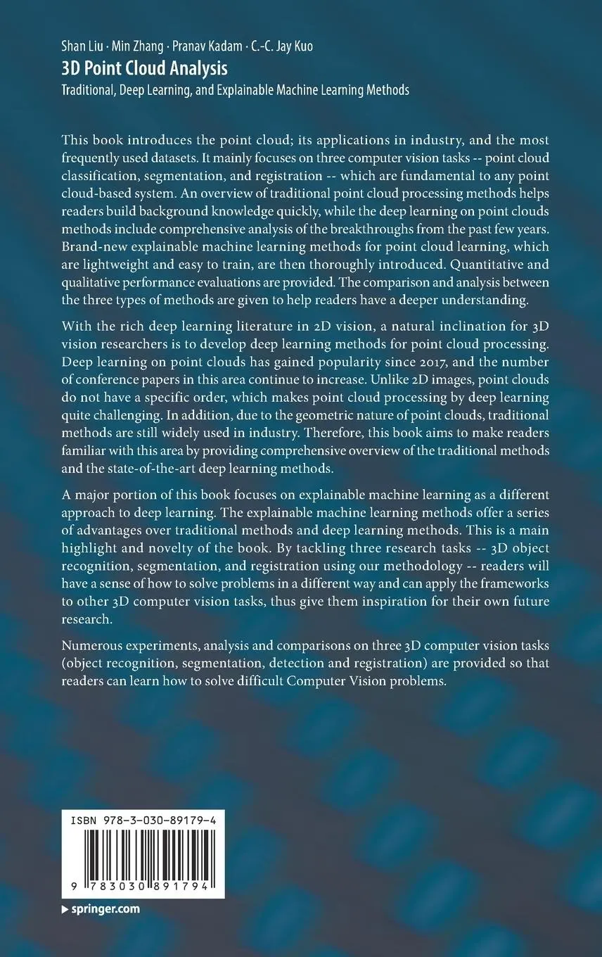 Rückseite: 9783030891794 | 3D Point Cloud Analysis | Shan Liu (u. a.) | Buch | xiv | Englisch