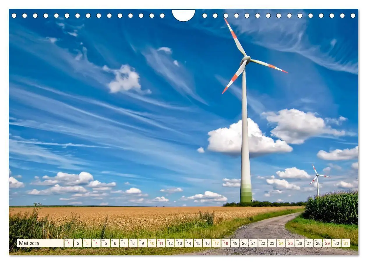 Bild: 9783435351794 | Windrad - Fluch und Segen (Wandkalender 2025 DIN A4 quer), CALVENDO...