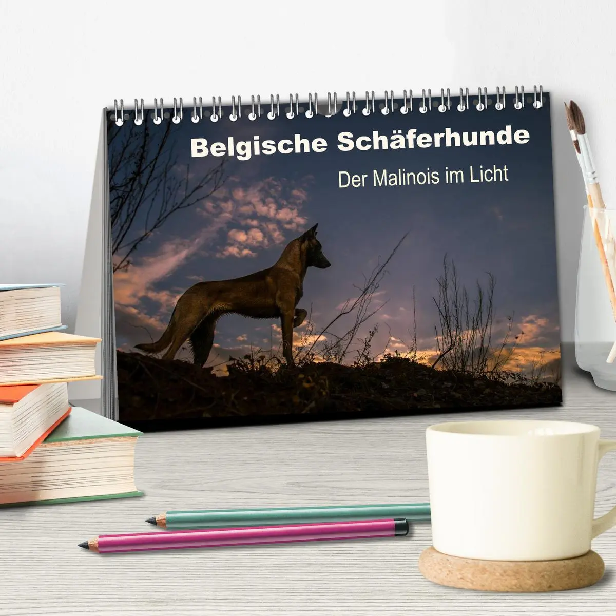 Bild: 9783516081794 | Belgische Schäferhunde - Der Malinois im Licht (Tischkalender 2026...