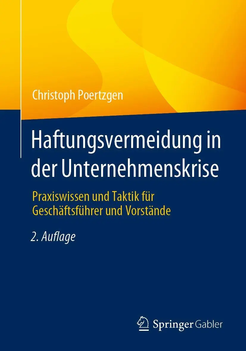 Cover: 9783658341794 | Haftungsvermeidung in der Unternehmenskrise | Christoph Poertzgen