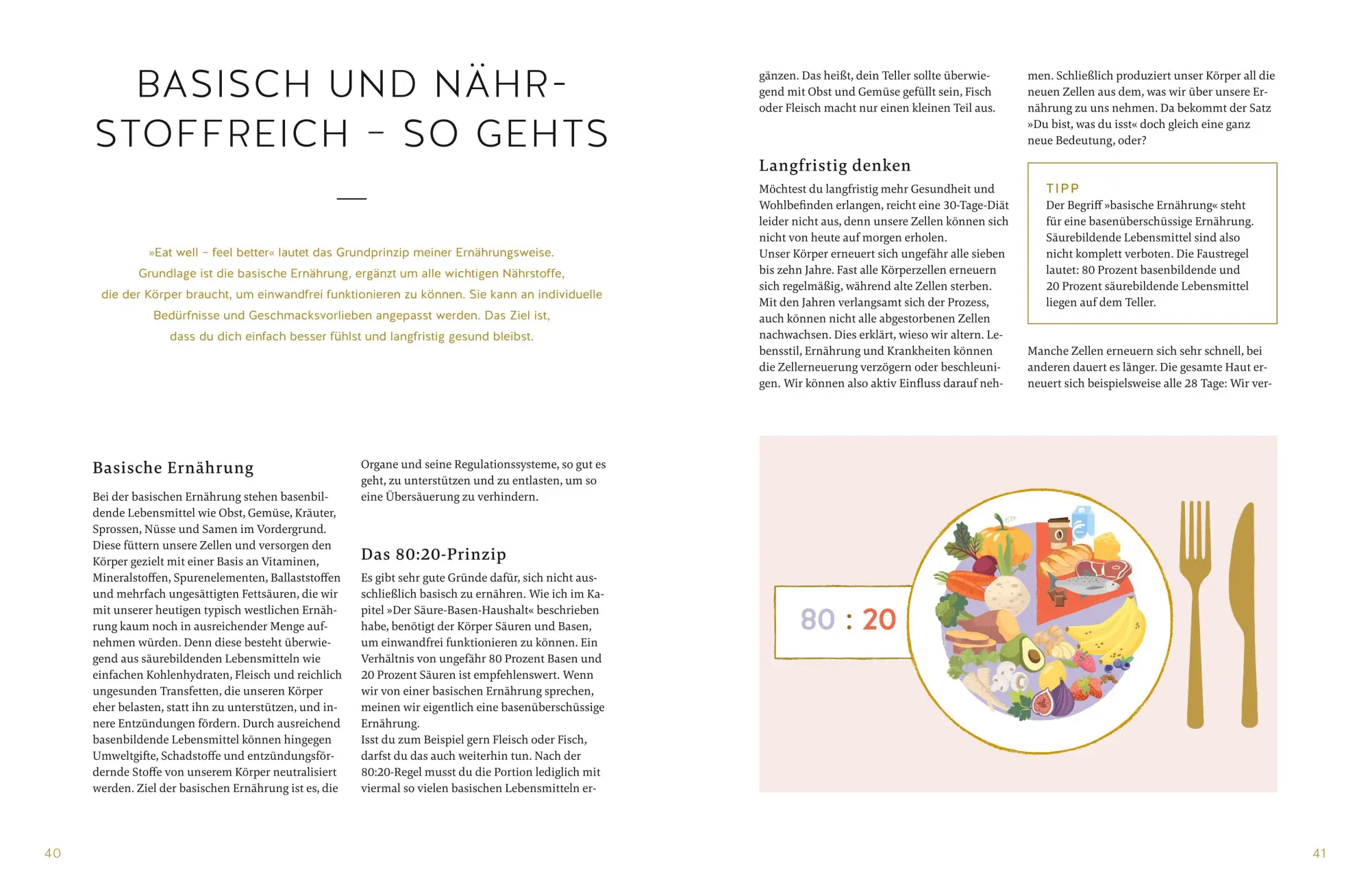 Bild: 9783833881794 | Eat well, feel better | Die neue Säure-Basen-Formel | Carolin Kotke