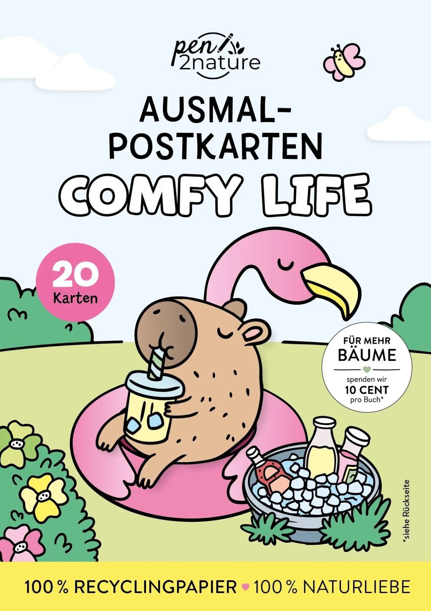 Cover: 9783987641794 | Comfy Life I 20 Ausmal-Postkarten | Silke Reimers | Taschenbuch | 2026