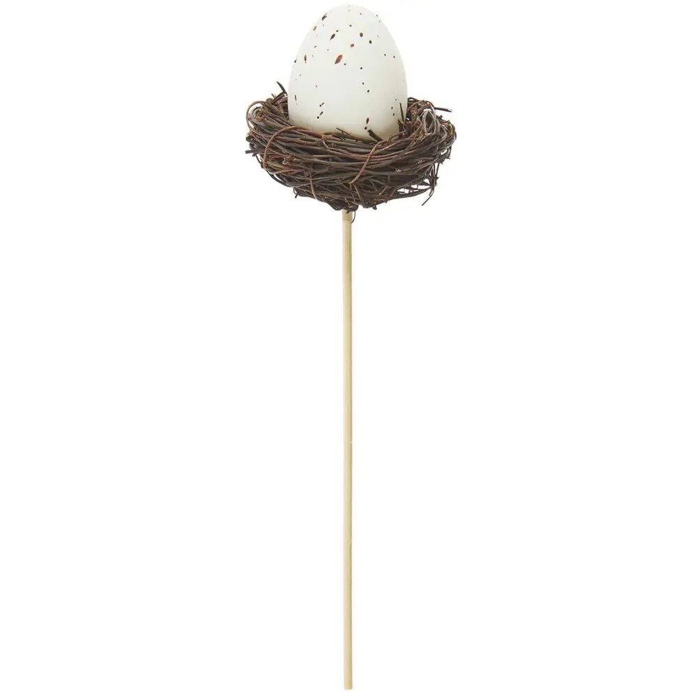Picker Ei im Nest, Weiß