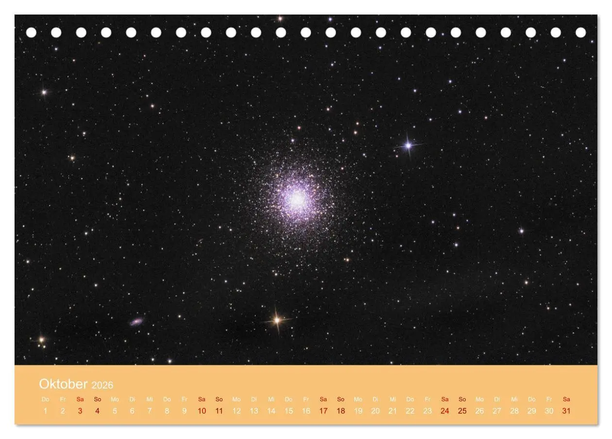 Bild: 9783457431894 | Havel-Sternwarte Weltallkalender (Tischkalender 2026 DIN A5 quer),...