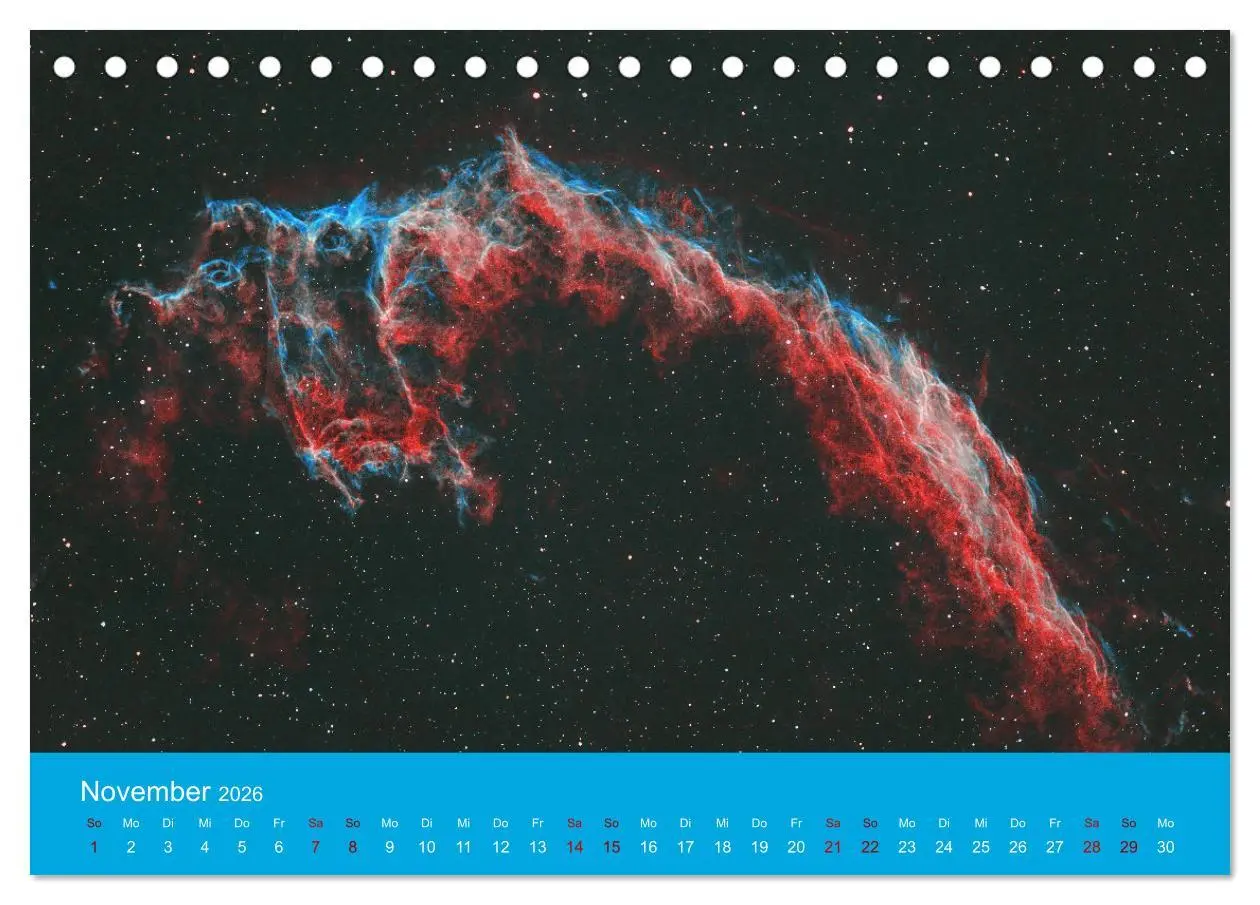Bild: 9783457431894 | Havel-Sternwarte Weltallkalender (Tischkalender 2026 DIN A5 quer),...