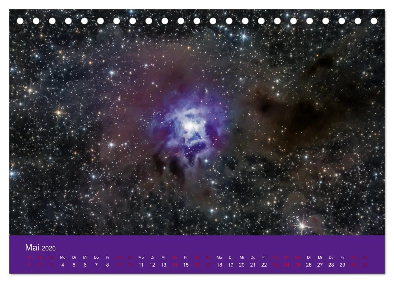 Bild: 9783457431894 | Havel-Sternwarte Weltallkalender (Tischkalender 2026 DIN A5 quer),...