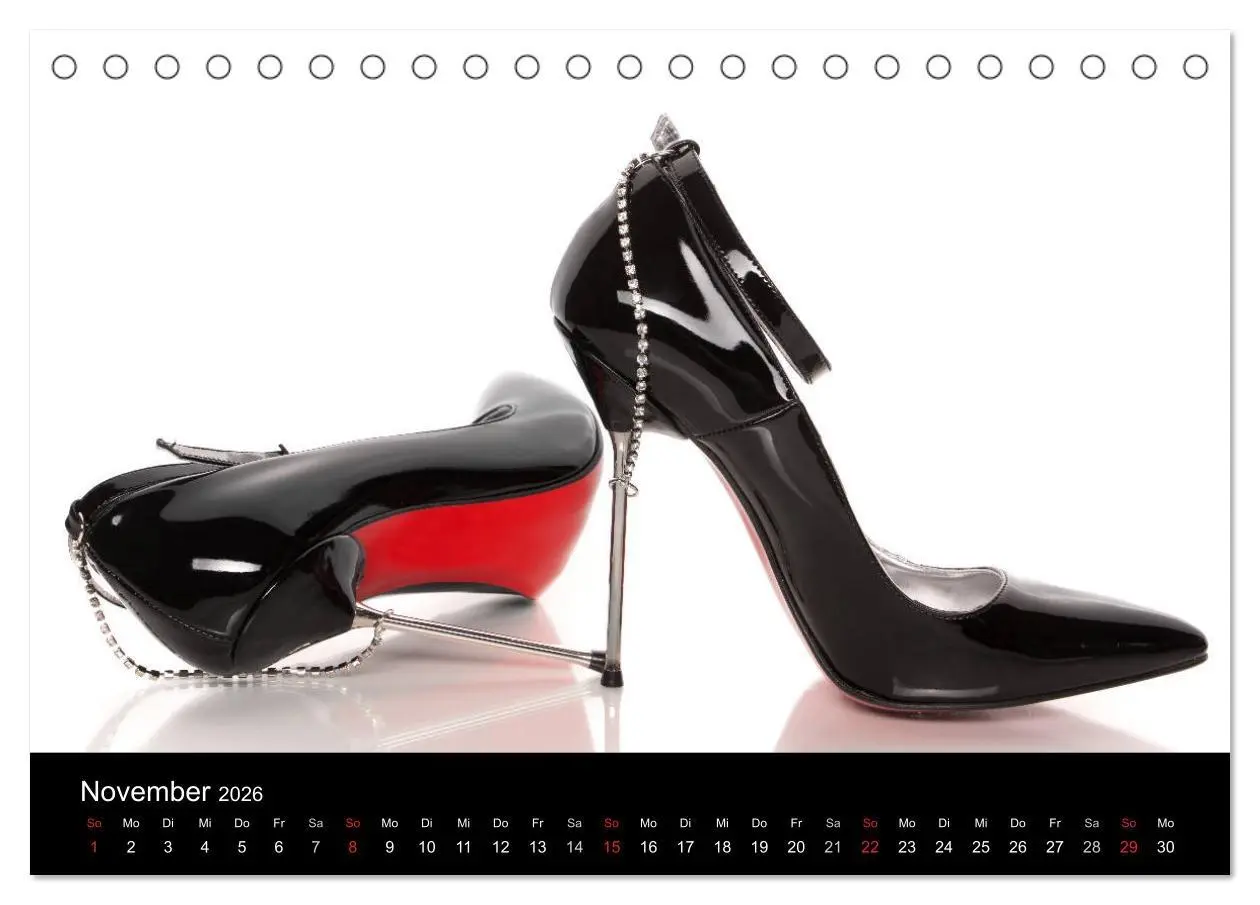 Bild: 9783457811894 | Farbenfrohe High Heels (Tischkalender 2026 DIN A5 quer), CALVENDO...