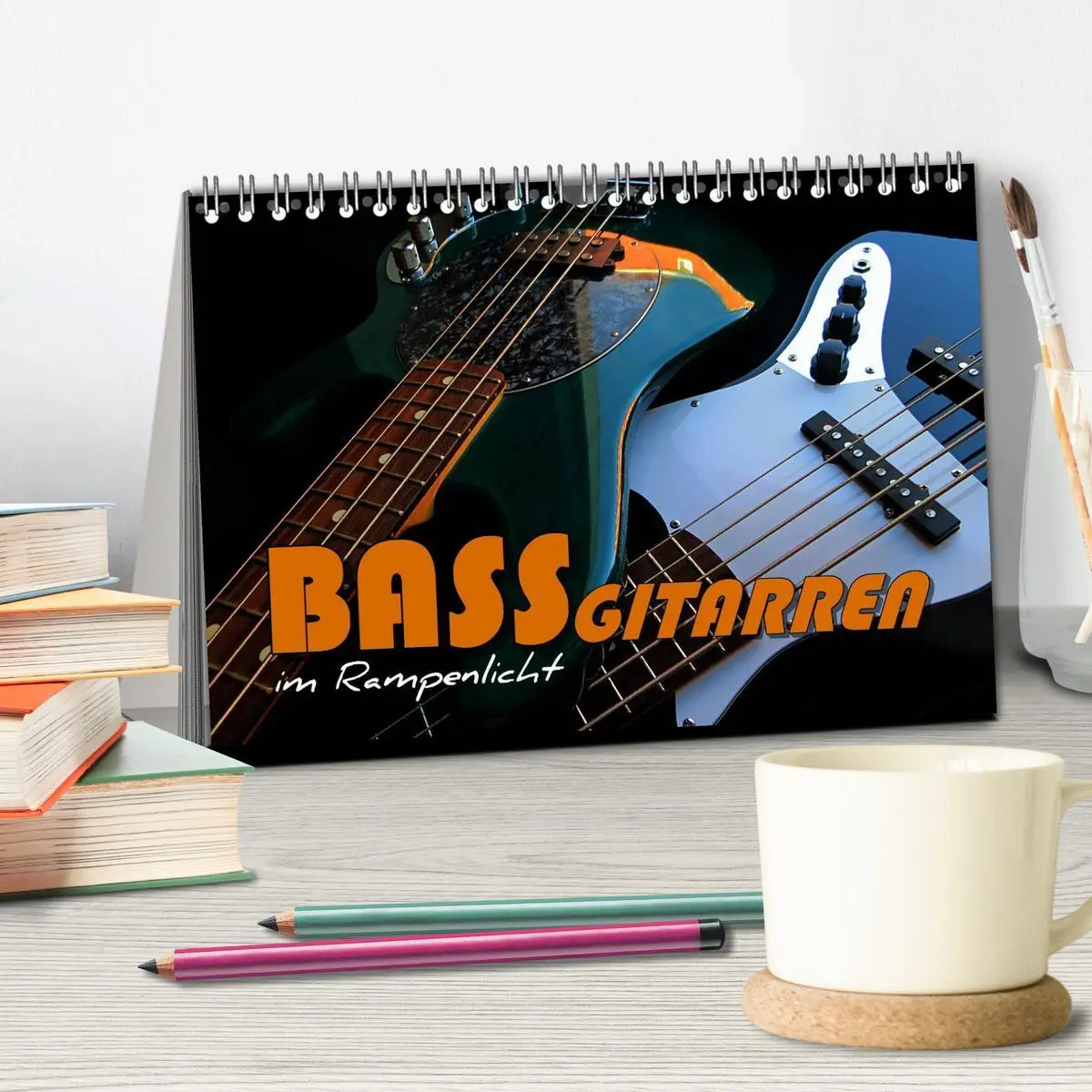 Bild: 9783457981894 | Bassgitarren im Rampenlicht (Tischkalender 2026 DIN A5 quer),...