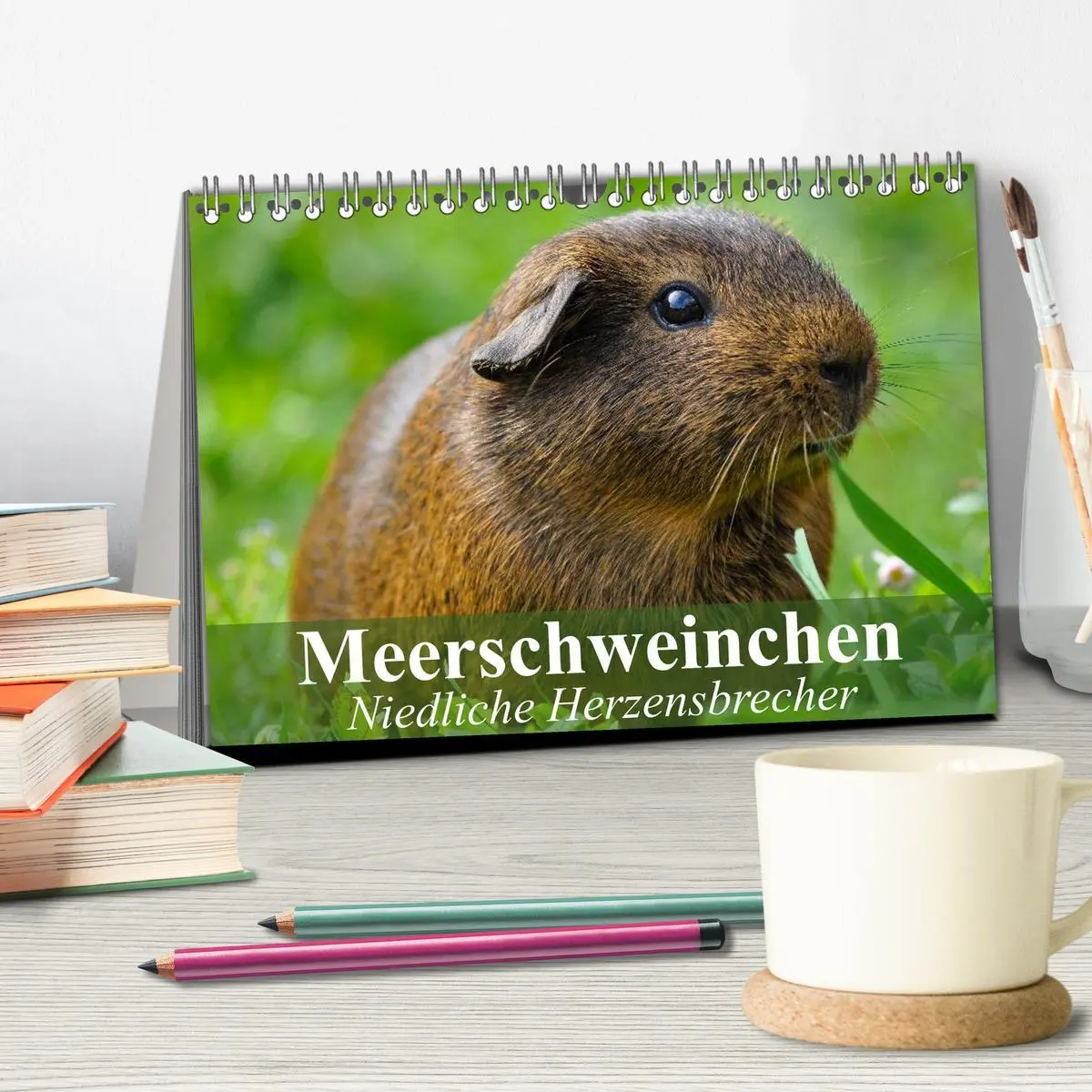 Bild: 9783516141894 | Meerschweinchen Niedliche Herzensbrecher (Tischkalender 2026 DIN A5...