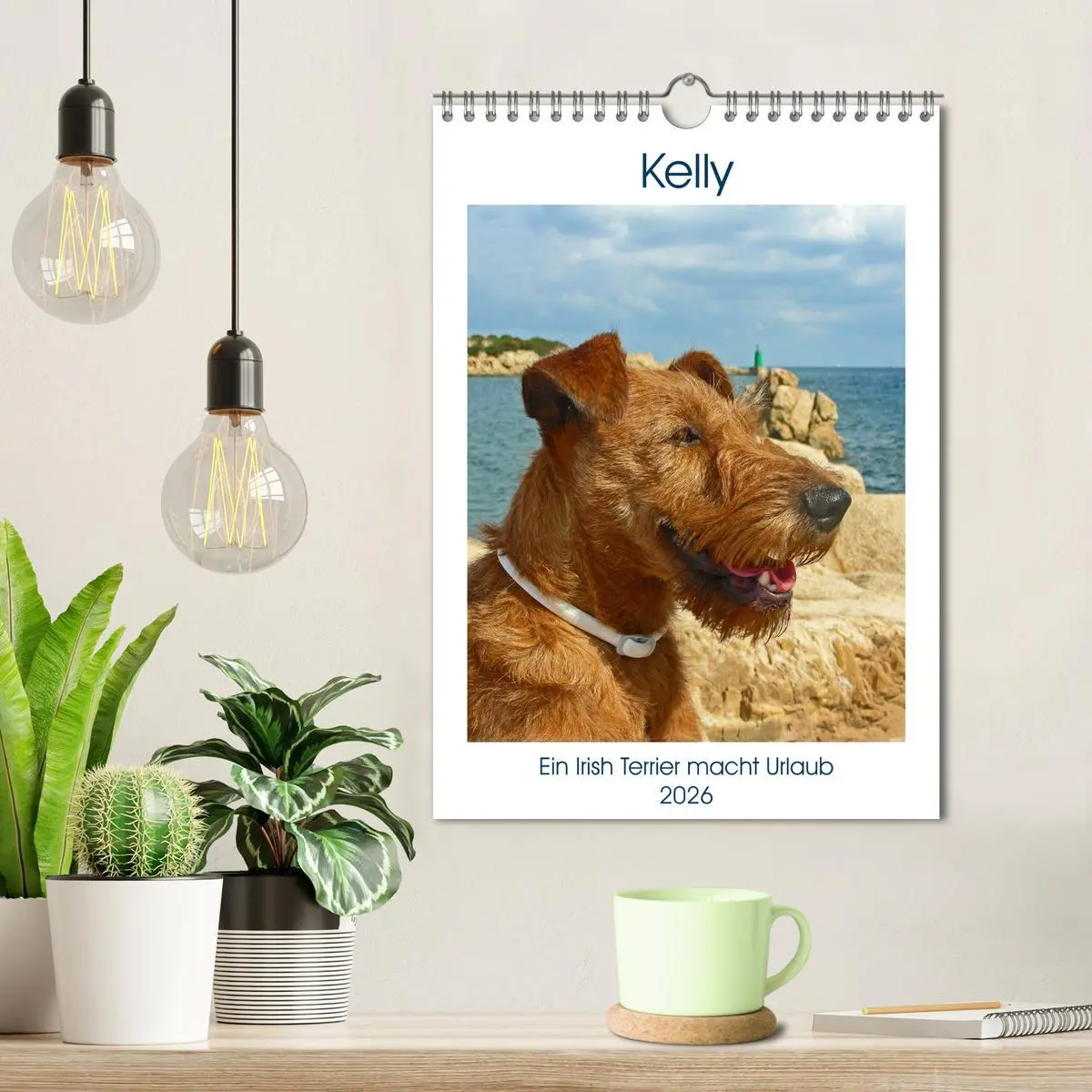 Bild: 9783516381894 | Kelly - Ein Irish Terrier macht Urlaub (Wandkalender 2026 DIN A4...