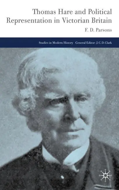 Cover: 9780230221994 | Thomas Hare and Political Representation in Victorian Britain | Buch