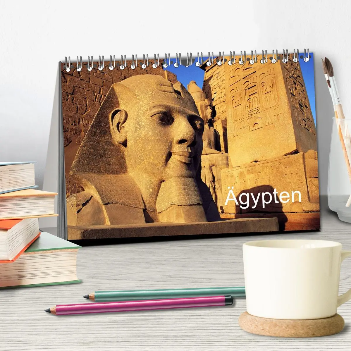 Bild: 9783516201994 | Ägypten (Tischkalender 2026 DIN A5 quer), CALVENDO Monatskalender