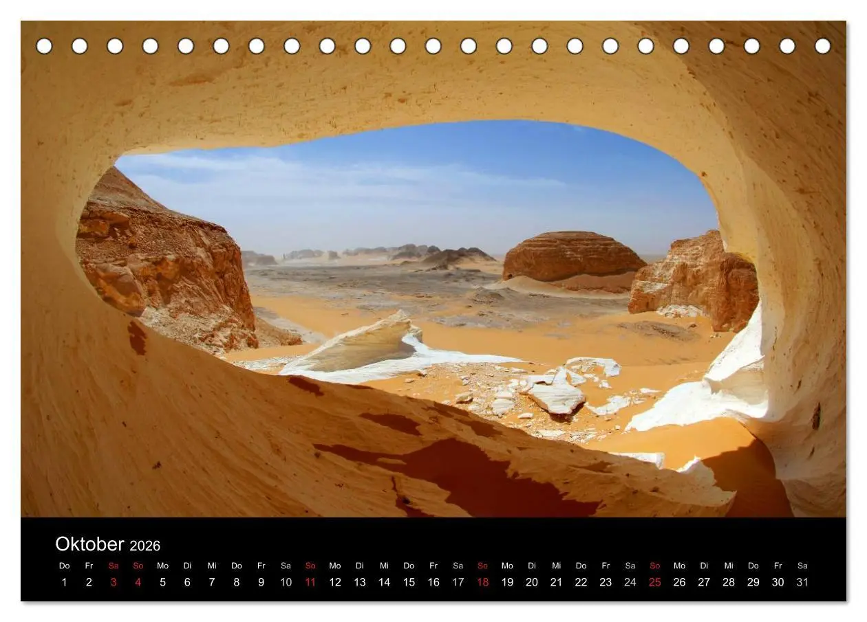 Bild: 9783516201994 | Ägypten (Tischkalender 2026 DIN A5 quer), CALVENDO Monatskalender