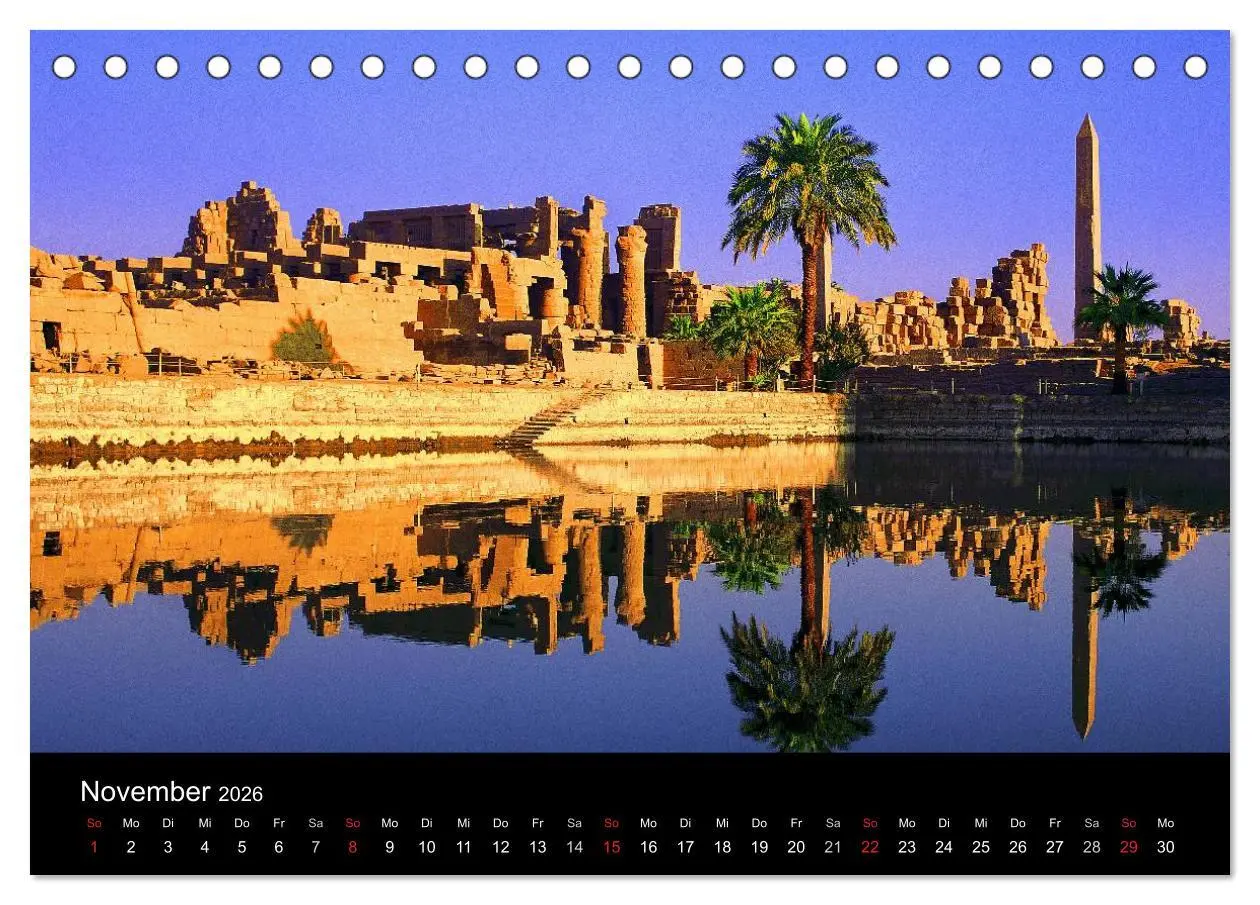 Bild: 9783516201994 | Ägypten (Tischkalender 2026 DIN A5 quer), CALVENDO Monatskalender