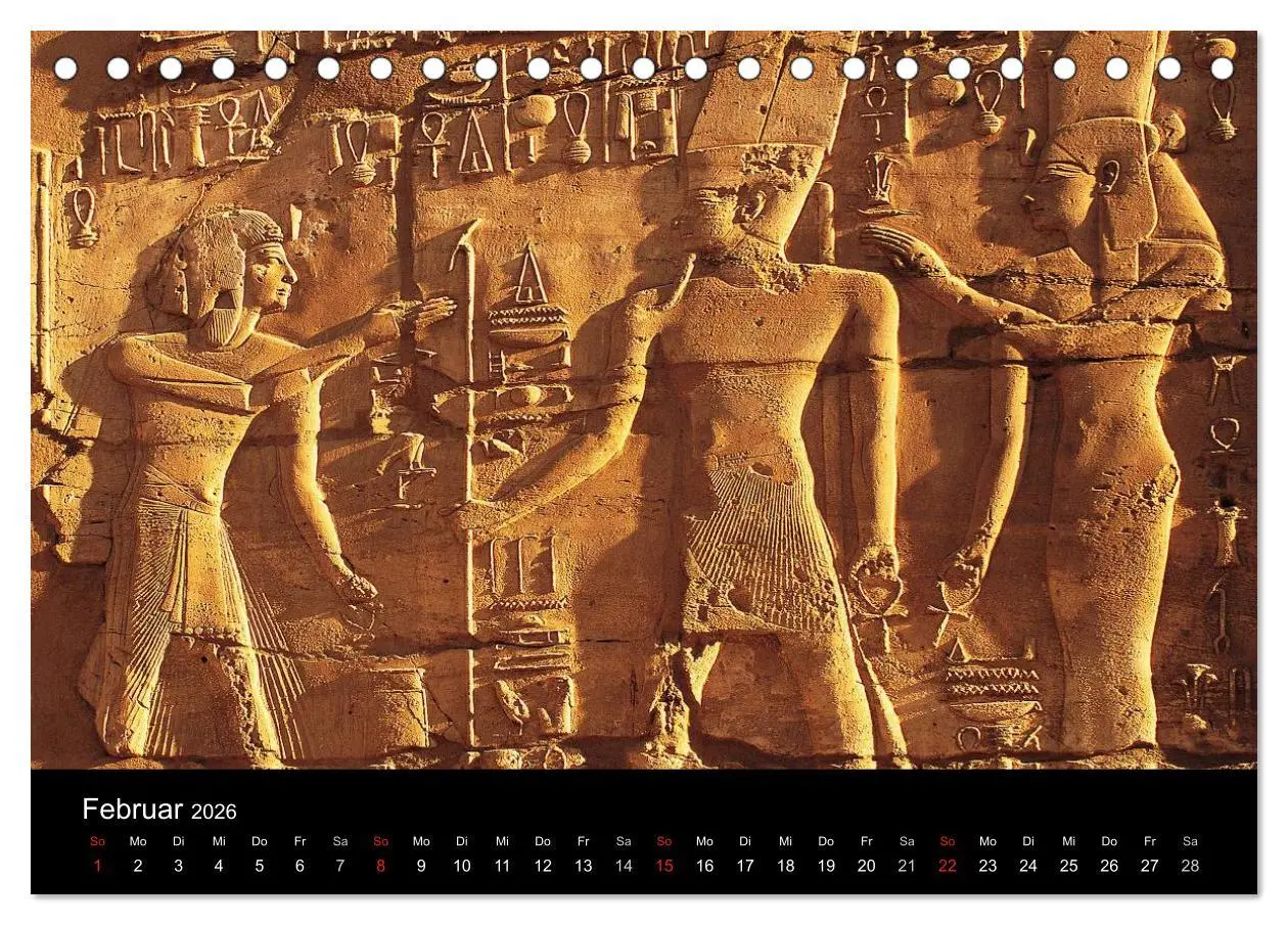 Bild: 9783516201994 | Ägypten (Tischkalender 2026 DIN A5 quer), CALVENDO Monatskalender