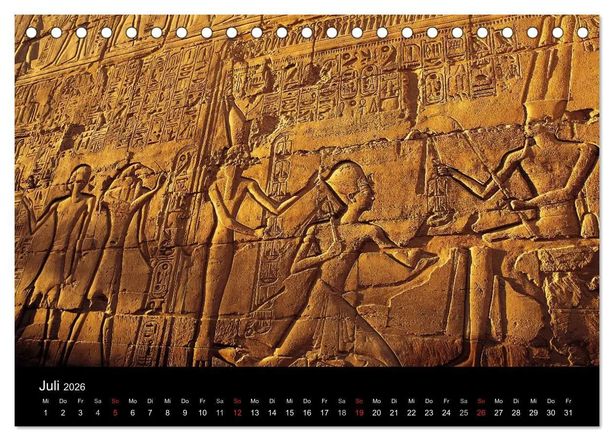 Bild: 9783516201994 | Ägypten (Tischkalender 2026 DIN A5 quer), CALVENDO Monatskalender