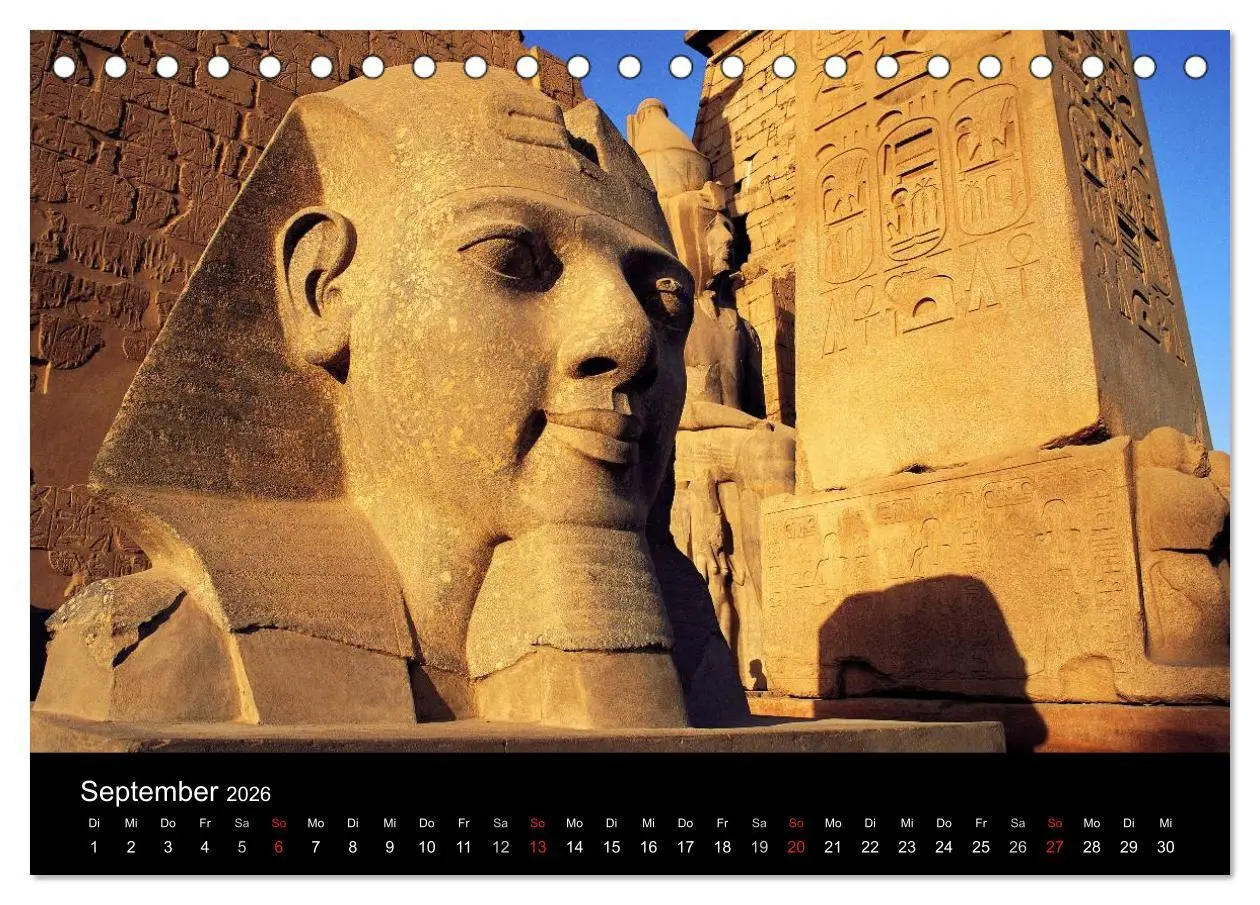 Bild: 9783516201994 | Ägypten (Tischkalender 2026 DIN A5 quer), CALVENDO Monatskalender