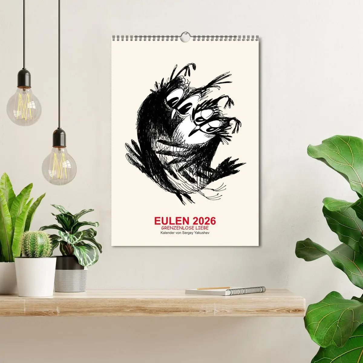 Bild: 9783516371994 | EULEN 2026 GRENZENLOSE LIEBE (Wandkalender 2026 DIN A3 hoch),...