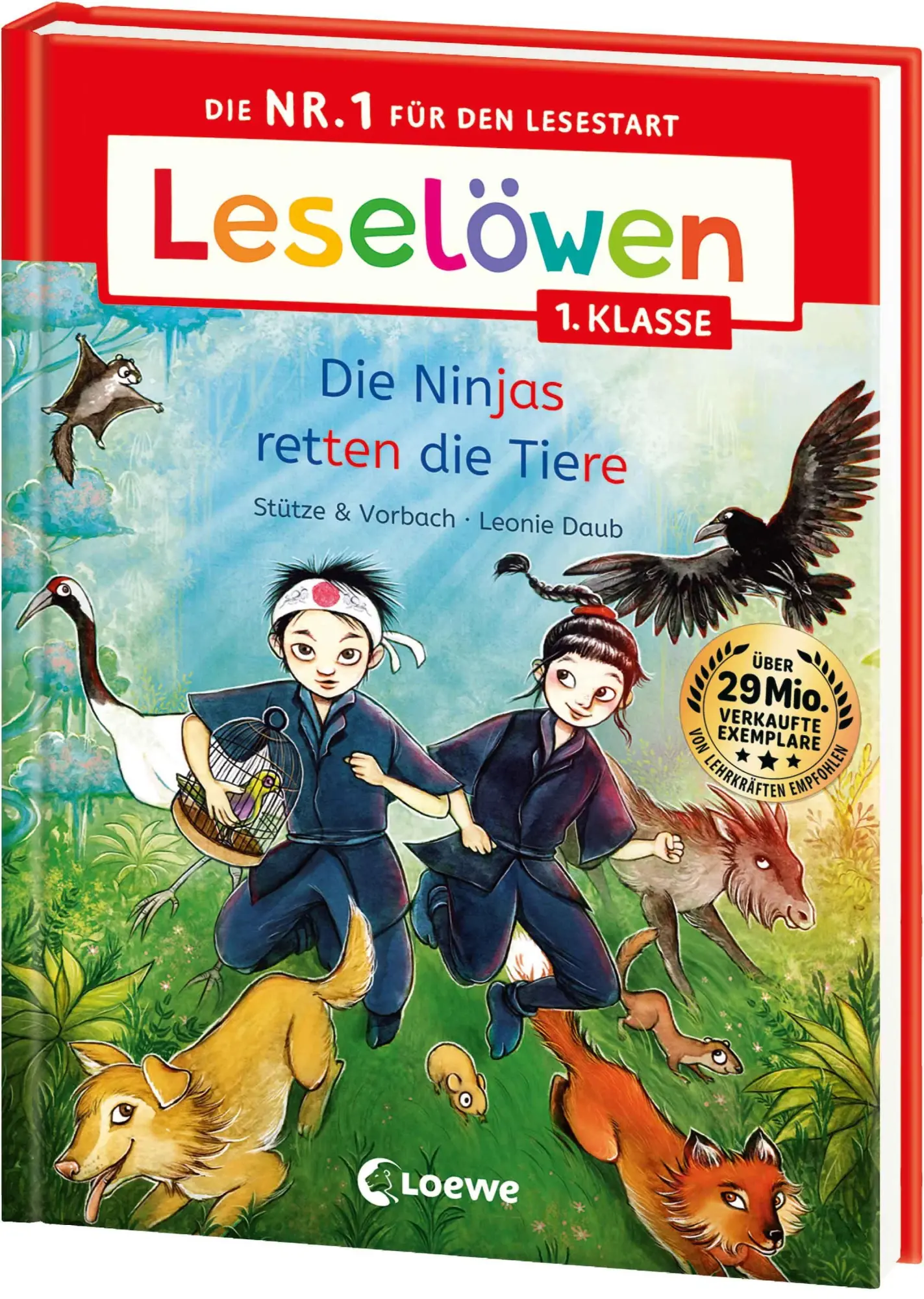 Bild: 9783743221994 | Leselöwen 1. Klasse - Die Ninjas retten die Tiere | Stütze &amp; Vorbach