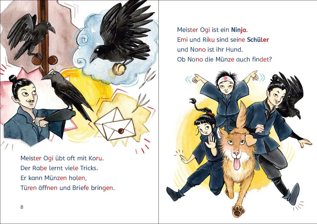 Bild: 9783743221994 | Leselöwen 1. Klasse - Die Ninjas retten die Tiere | Stütze &amp; Vorbach