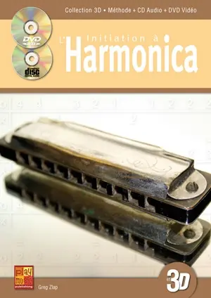 Cover: 3555111002094 | Gleg Zlap, Initiation à l'Harmonica en 3D Harmonica Buch + CD + CD-ROM
