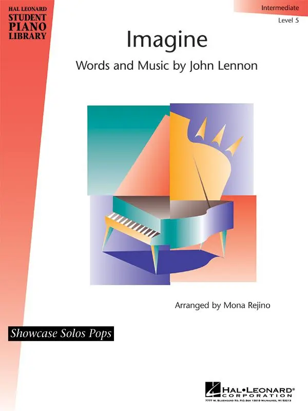 Cover: 9780634062094 | Imagine | Level 5 - Intermediate Showcase Solos Pop Sheet | Lennon