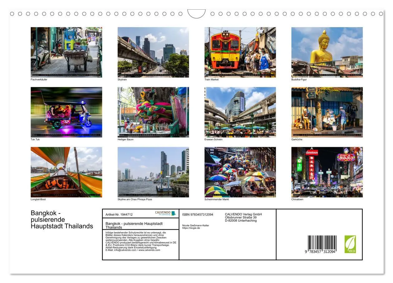 Bild: 9783457312094 | Bangkok - pulsierende Hauptstadt Thailands (Wandkalender 2026 DIN...