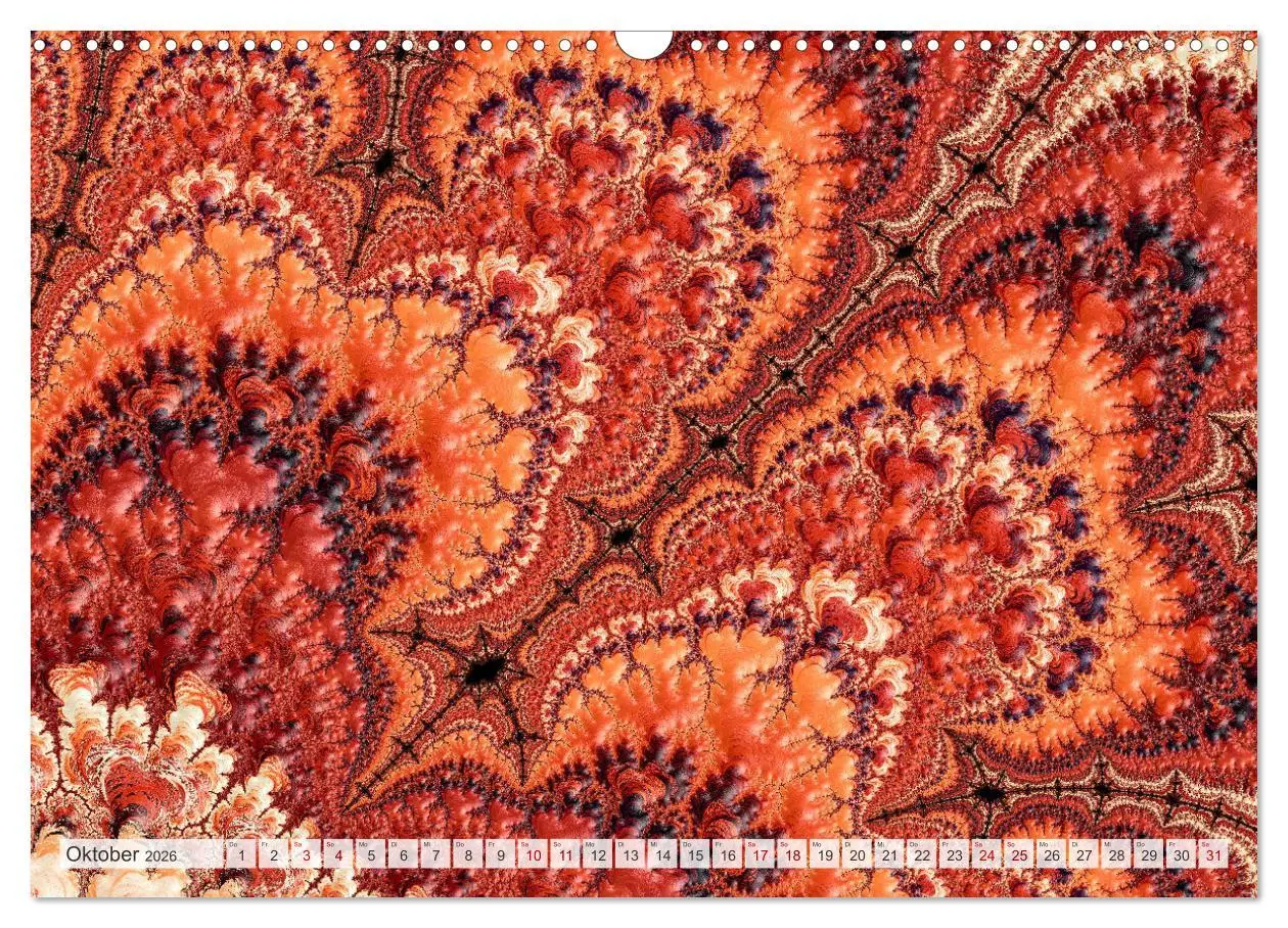 Bild: 9783457482094 | Fraktale Visionen (Wandkalender 2026 DIN A3 quer), CALVENDO...