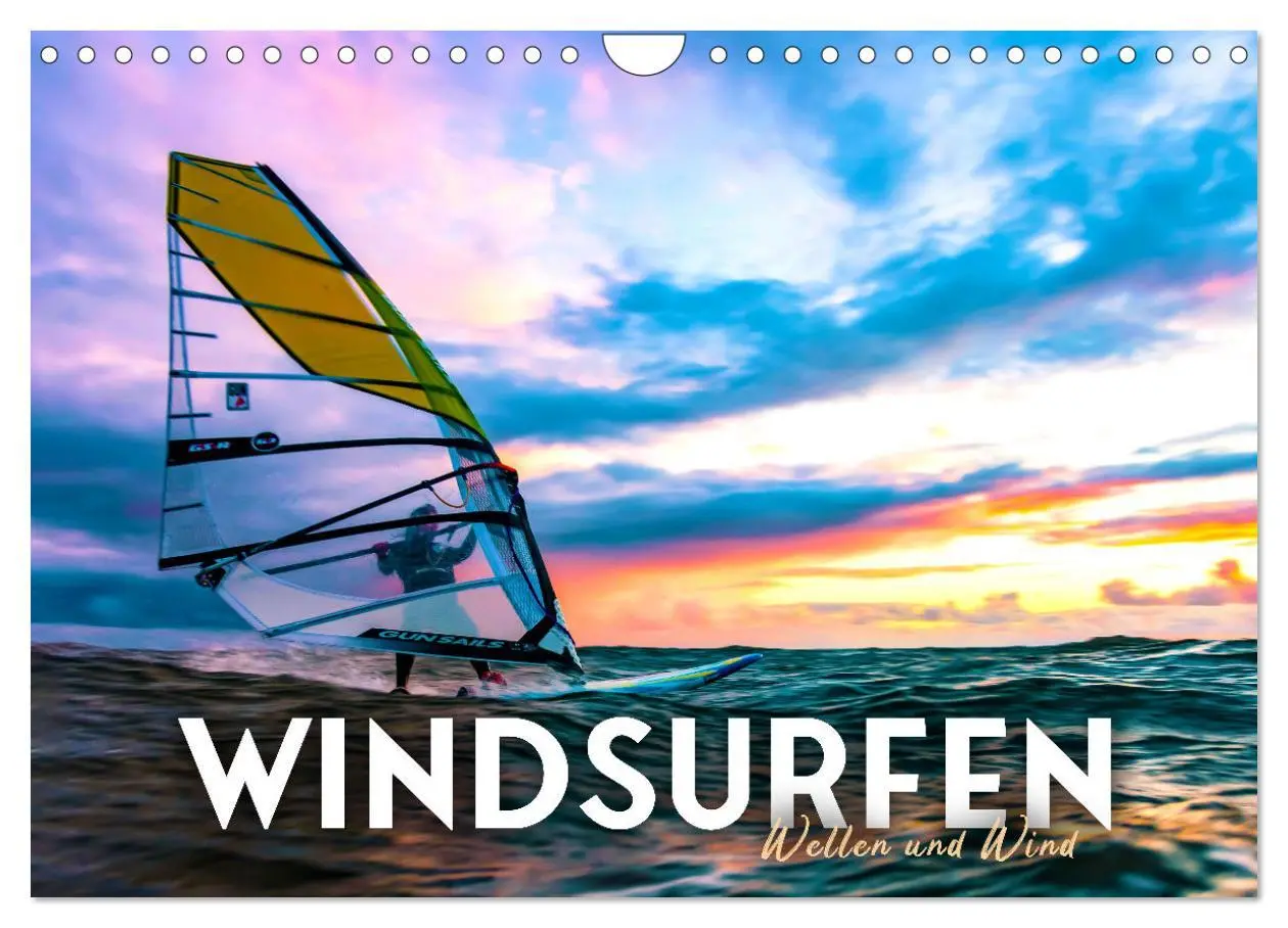 Cover: 9783457552094 | Windsurfen - Wellen und Wind (Wandkalender 2026 DIN A4 quer),...