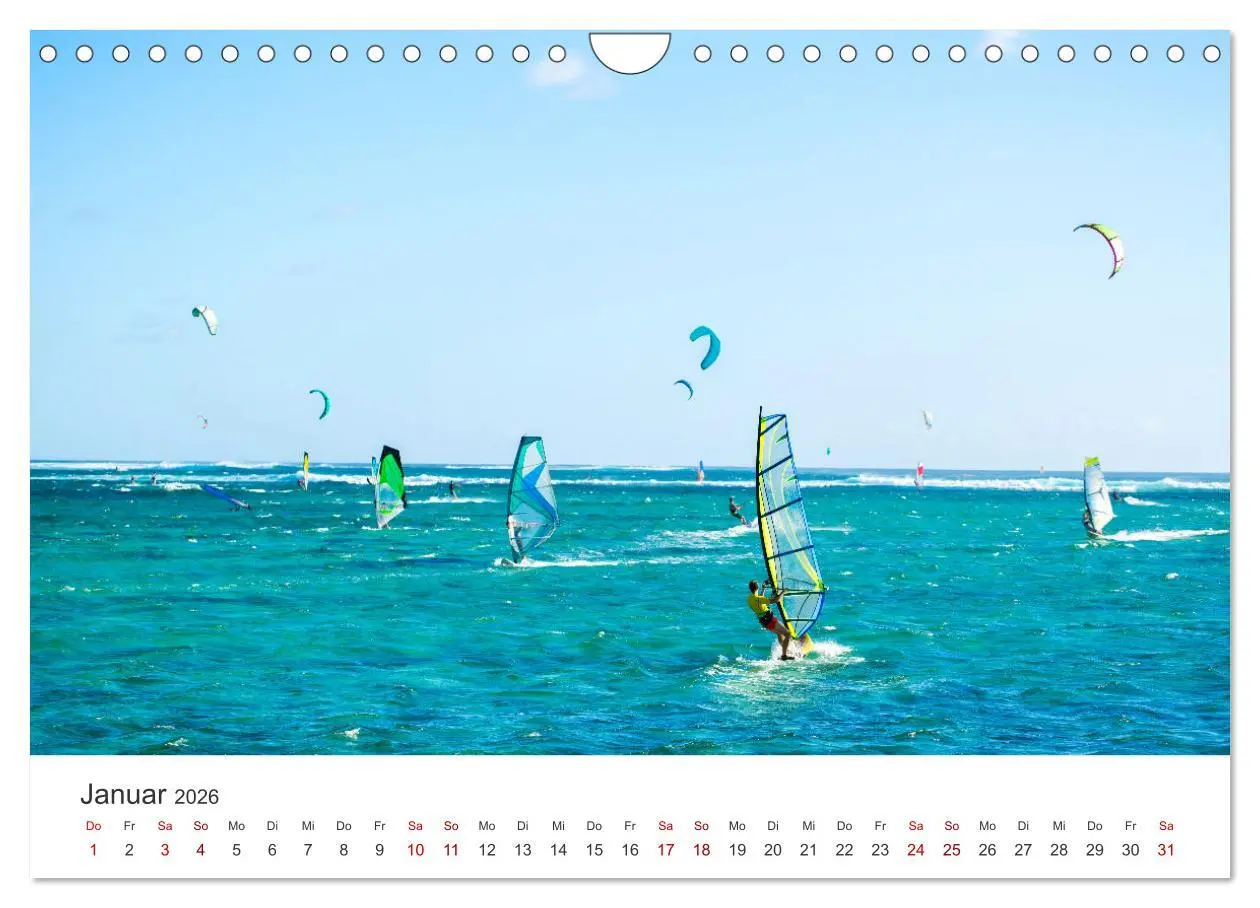 Bild: 9783457552094 | Windsurfen - Wellen und Wind (Wandkalender 2026 DIN A4 quer),...