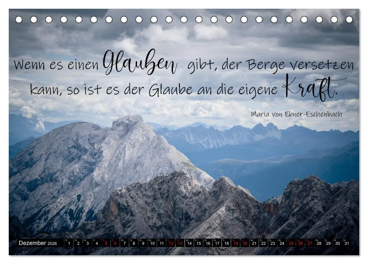 Bild: 9783457622094 | Bilder und Texte für die Seele (Tischkalender 2026 DIN A5 quer),...