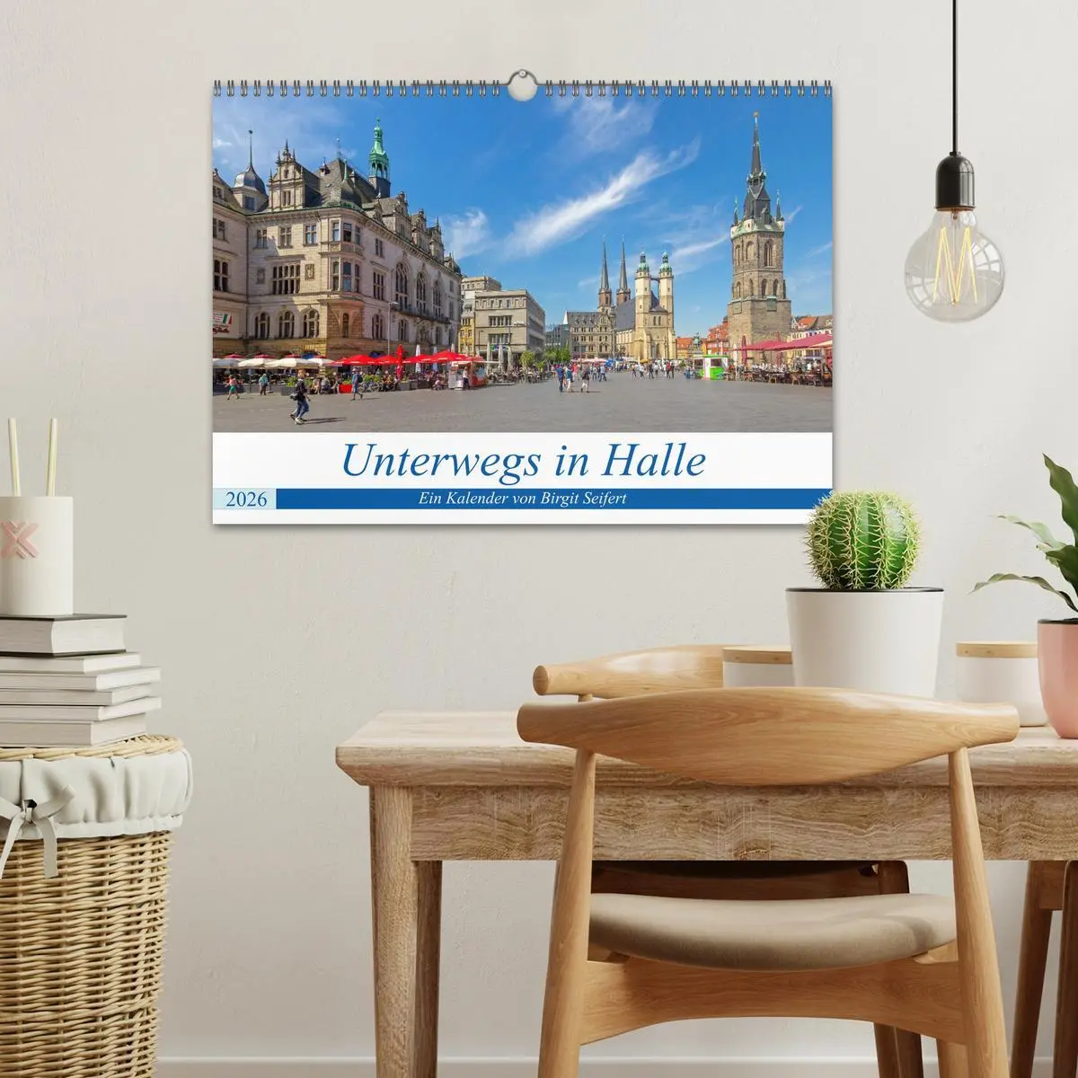 Bild: 9783457792094 | Unterwegs in Halle (Wandkalender 2026 DIN A3 quer), CALVENDO...